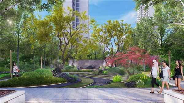 長春國際影都14# 地塊展示區(qū)景觀