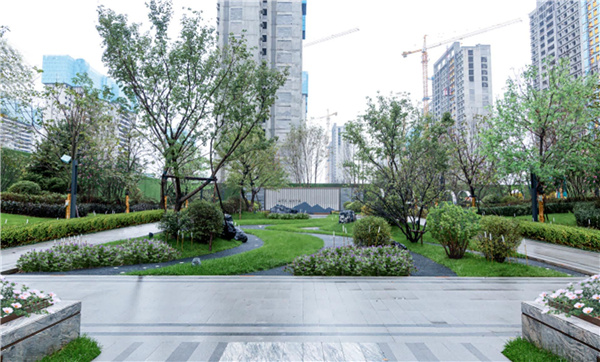長春國際影都14# 地塊展示區(qū)景觀