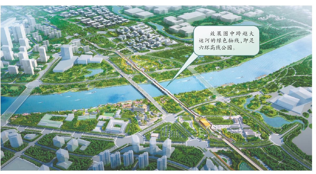 六環(huán)高線公園將串聯(lián)北京城市副中心五大功能區(qū)