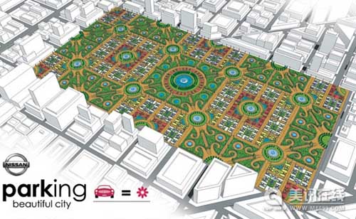 “城市花朵”戶外停車場(chǎng)