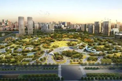 摩天大樓間，杭州的超級中央公園要來了